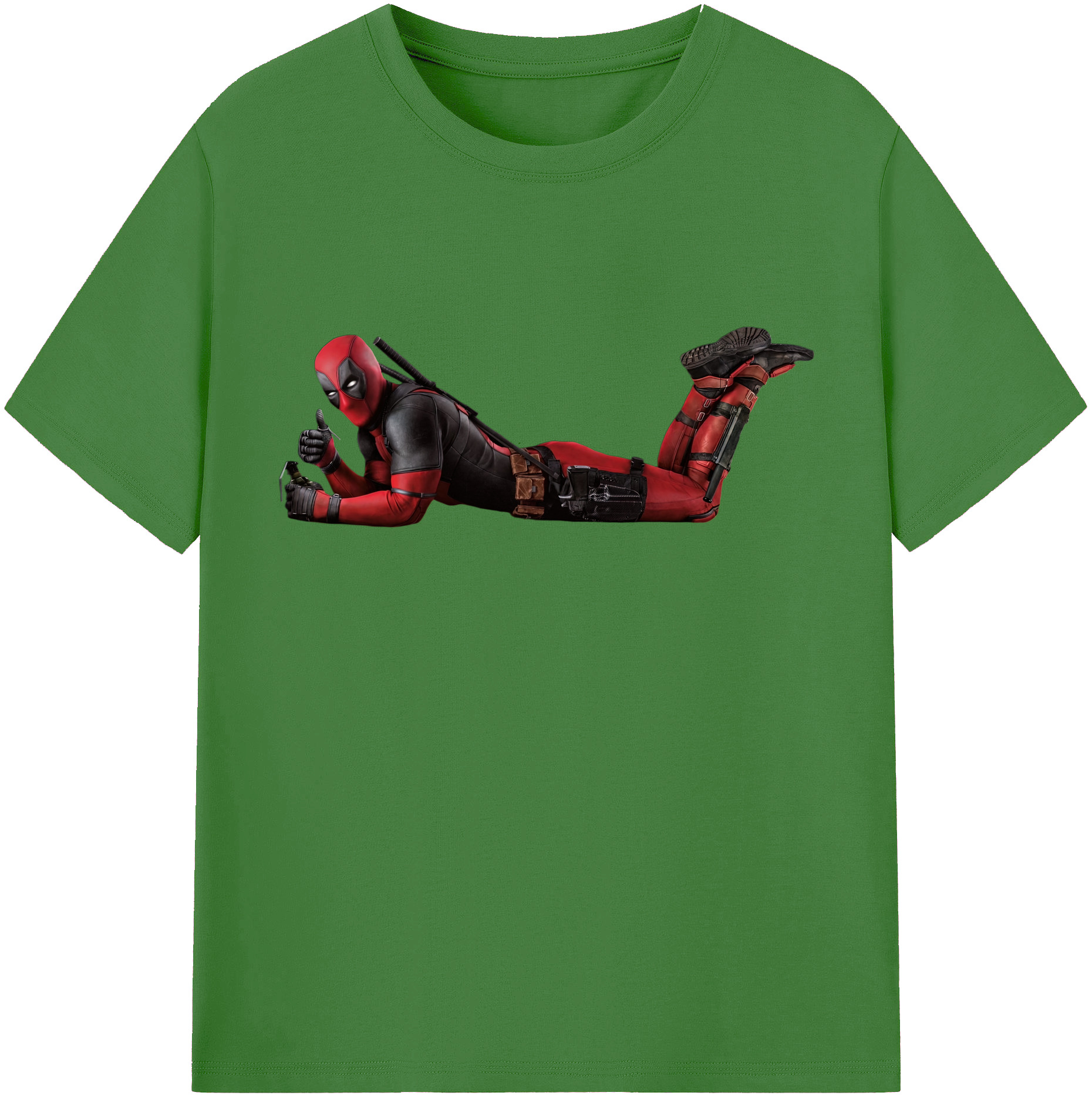 （画像用） Deadpool デッドプール レディースカジュアルプリントTシャツ（綿100％）